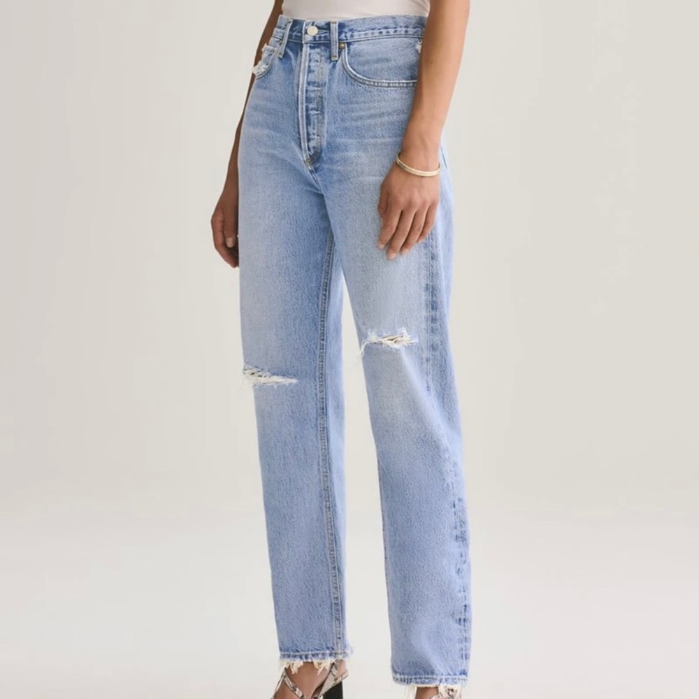 AGOLDE 90'S MID RISE LOOSE FIT IN CAPTURED